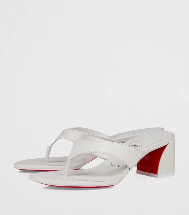 Christian Louboutin Janetonga Leather Heeled Sandals 55 - Image 2