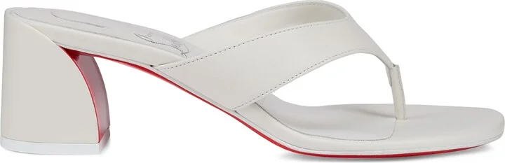 Christian Louboutin Janetonga Leather Heeled Sandals 55