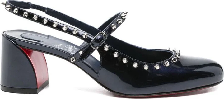 Christian Louboutin Janispikes Leather Pumps