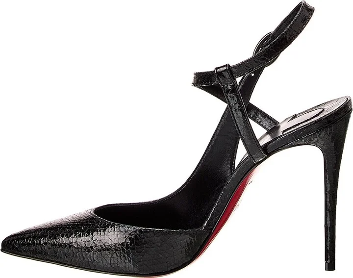 Christian Louboutin Jenlove 100 Leather Pump - Image 2