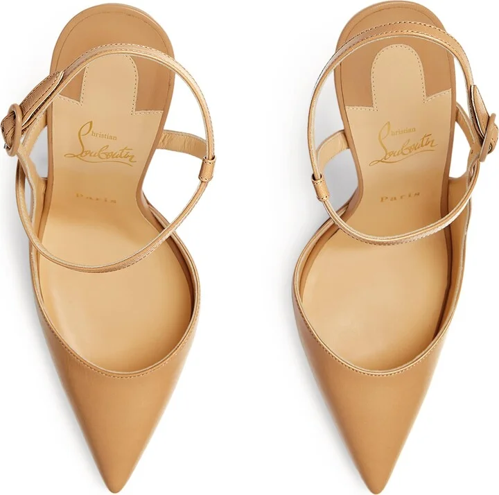 Christian Louboutin Jenlove Leather Pumps 100 - Image 3