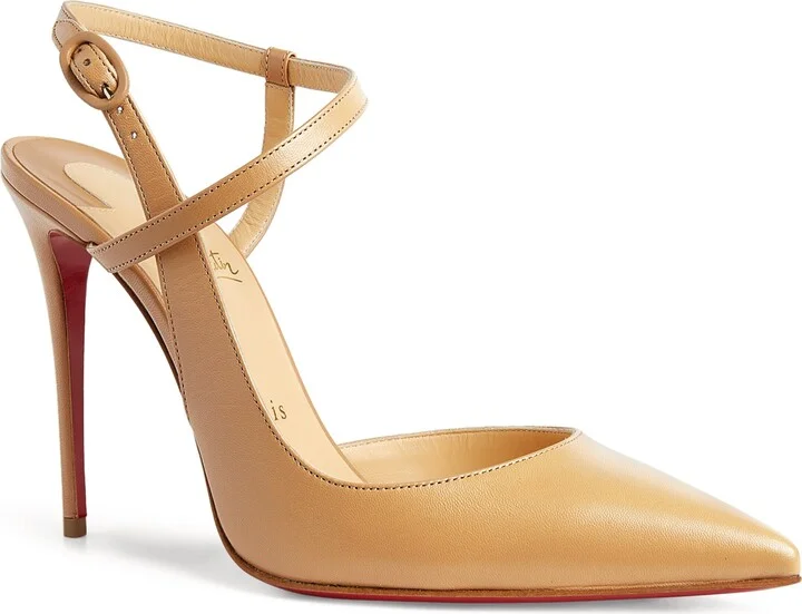Christian Louboutin Jenlove Leather Pumps 100 - Image 5
