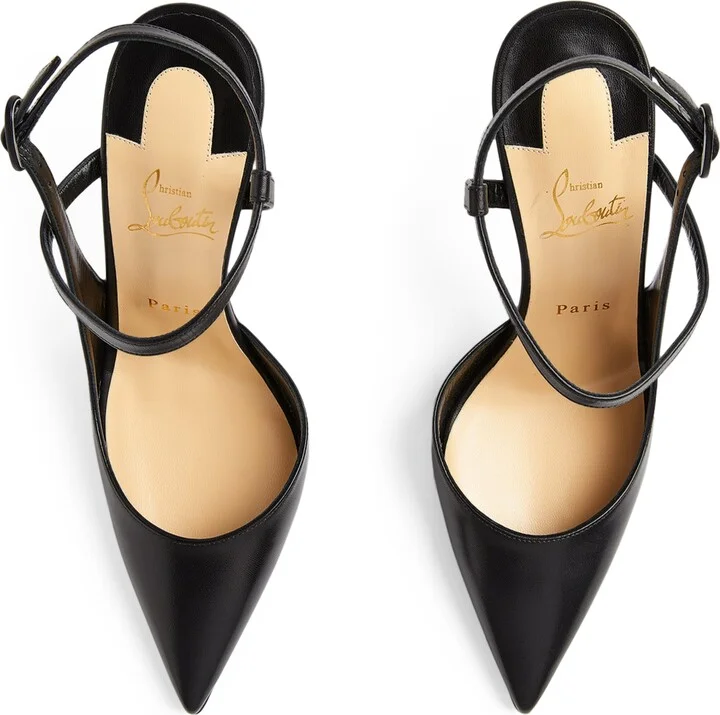 Christian Louboutin Jenlove Leather Pumps 100 - Image 4