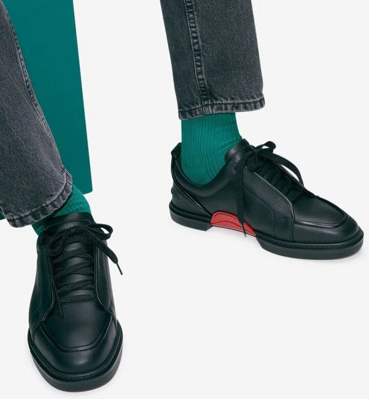 Christian Louboutin Jimmy Leather Sneakers - Image 2