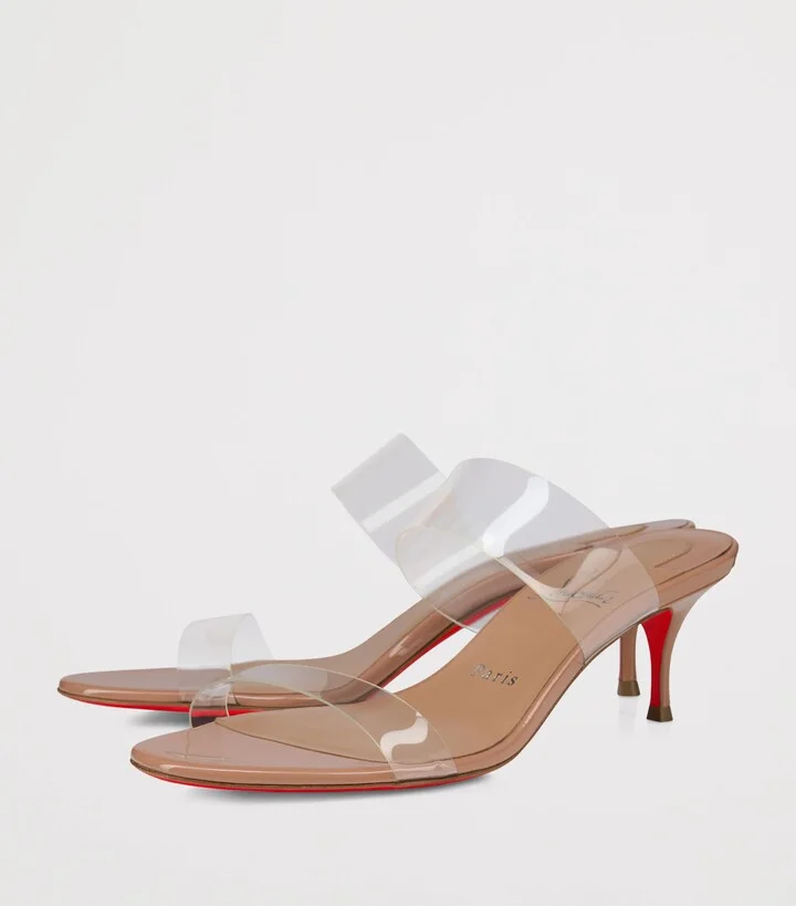 Christian Louboutin Just Nothing Leather Heeled Sandals 55 - Image 3