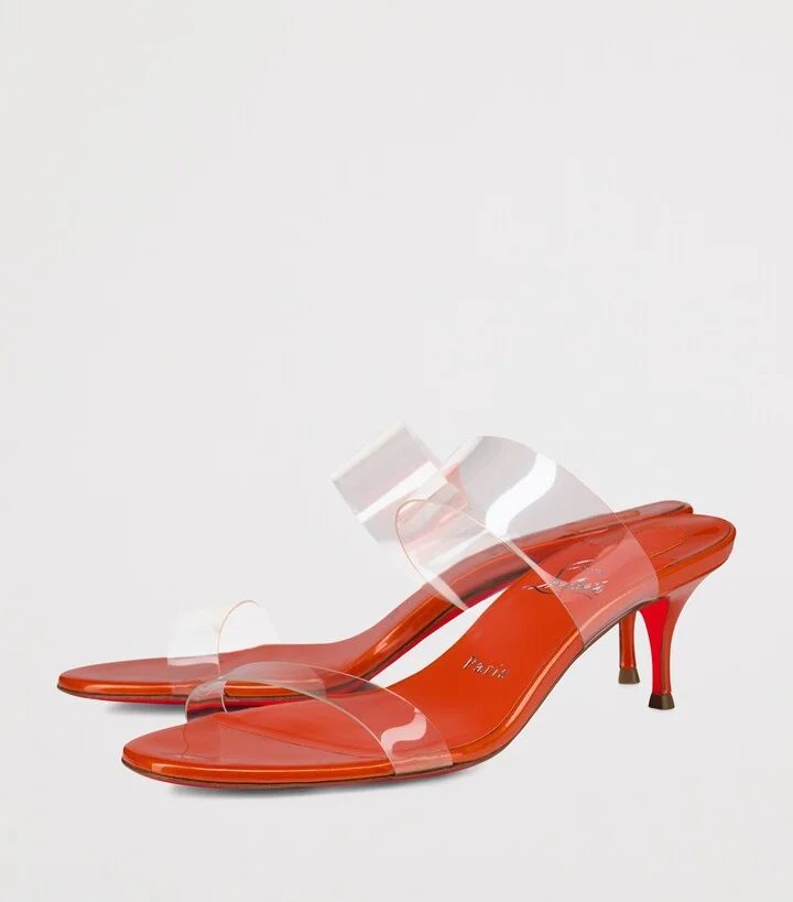 Christian Louboutin Just Nothing Leather Heeled Sandals 55 - Image 3