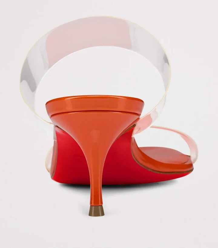 Christian Louboutin Just Nothing Leather Heeled Sandals 55 - Image 5