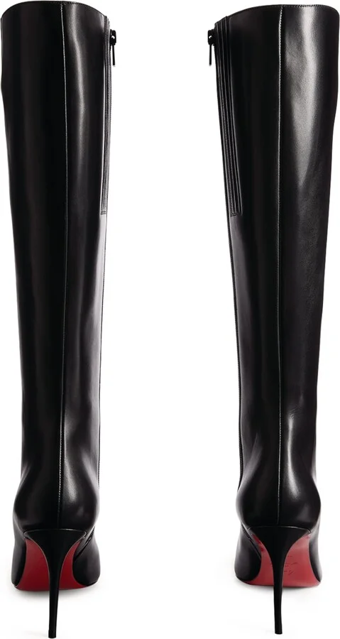 Christian Louboutin Kate Botta Nappa Leather Boots 85 - Image 2