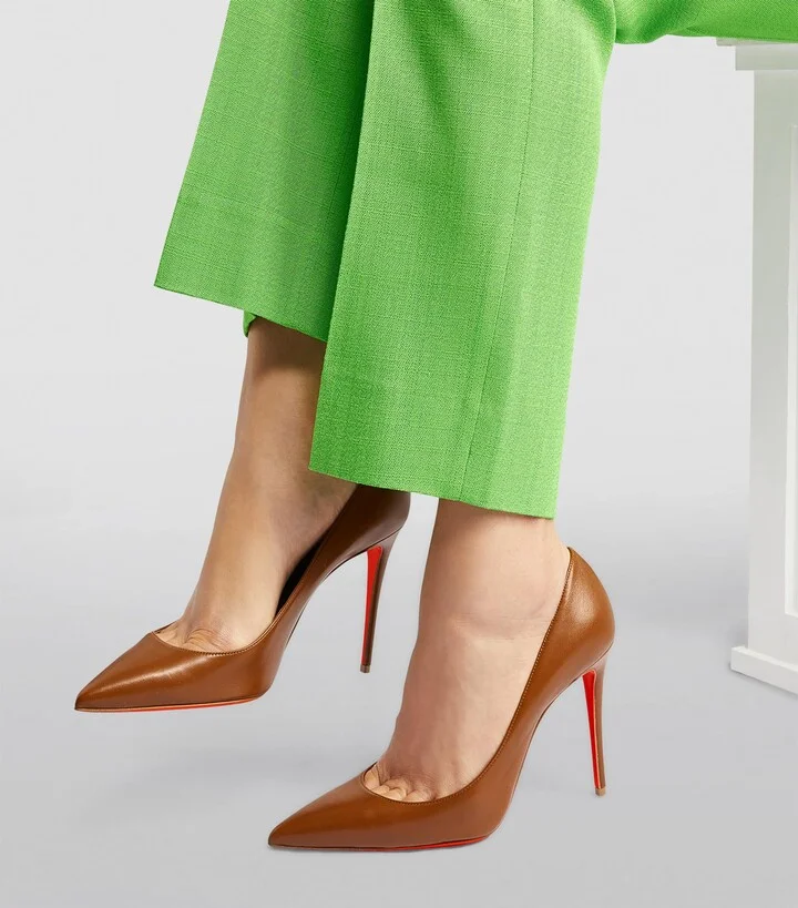 Christian Louboutin Kate Leather Pumps 100 - Image 5