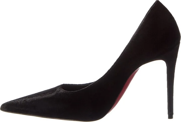 Christian Louboutin Kate Max 100 Velvet Pump - Image 2