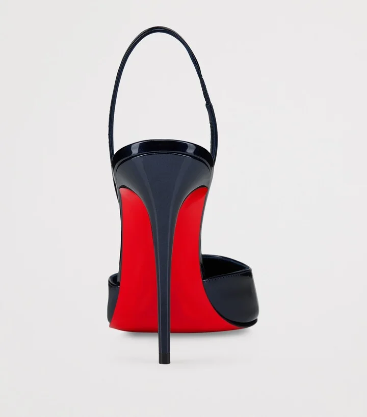 Christian Louboutin Kate Max Sling Patent Leather Pumps 100 - Image 5