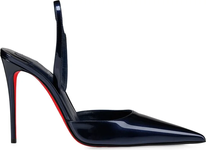 Christian Louboutin Kate Max Sling Patent Leather Pumps 100