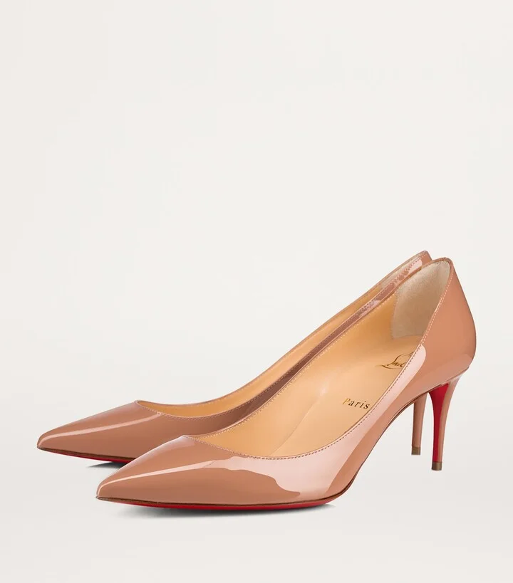 Christian Louboutin Kate Patent Leather Pumps 70 - Image 4