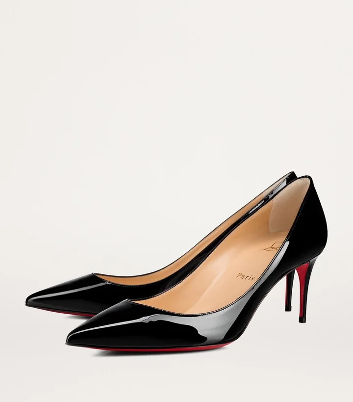 Christian Louboutin Kate Patent Leather Pumps 70 - Image 4