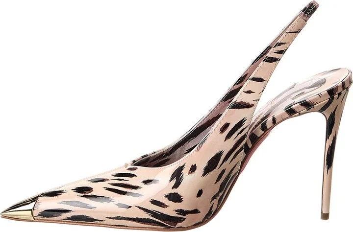 Christian Louboutin Katissima Sling 100 Patent Pump - Image 2