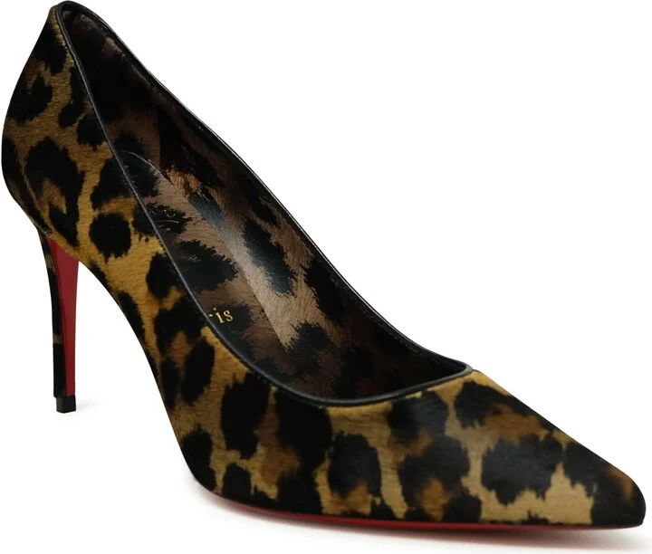 Christian Louboutin Leopard Pony Kitty Kate Pumps - Image 2