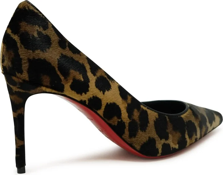 Christian Louboutin Leopard Pony Kitty Kate Pumps - Image 3