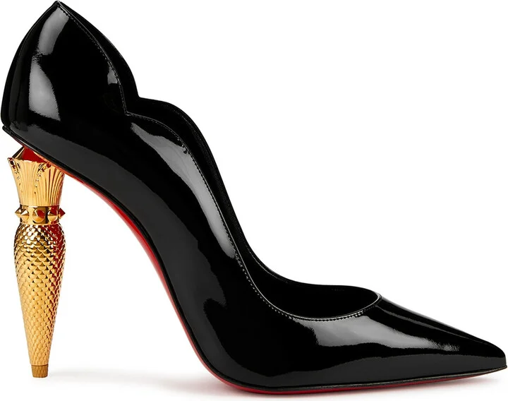 Christian Louboutin Lipchick 100 Patent Leather Pumps
