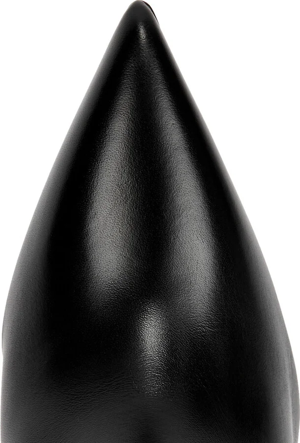 Christian Louboutin Lock So Kate 100 Leather Knee-high Boots - Image 4
