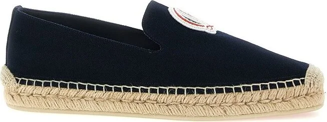 Christian Louboutin Logo Patch Slip-On Espadrilles