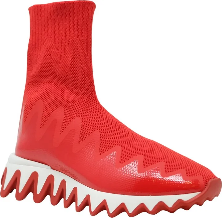 Christian Louboutin Loubi Fabric Sharkysock Sneakers - Image 2