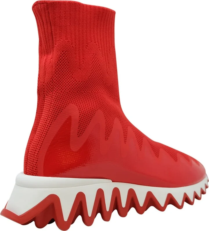 Christian Louboutin Loubi Fabric Sharkysock Sneakers - Image 3