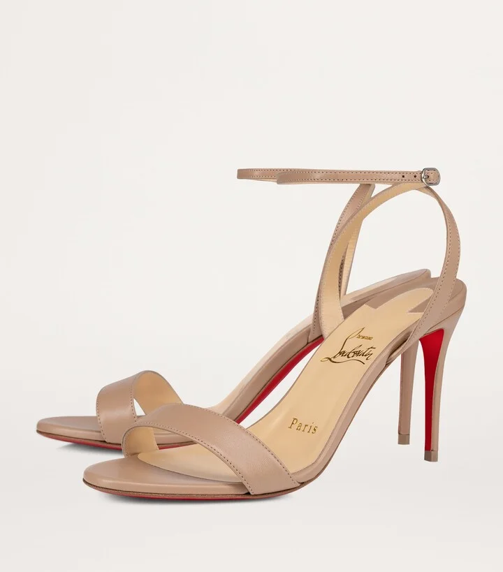 Christian Louboutin Loubigirl Leather Sandals 85 - Image 4