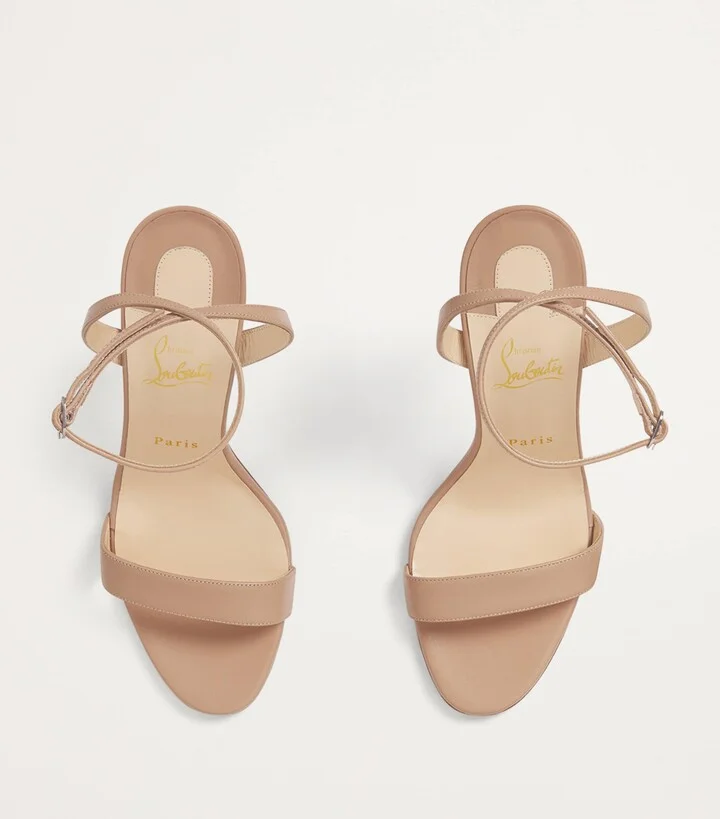 Christian Louboutin Loubigirl Nappa Leather Heeled Sandals 100 - Image 3