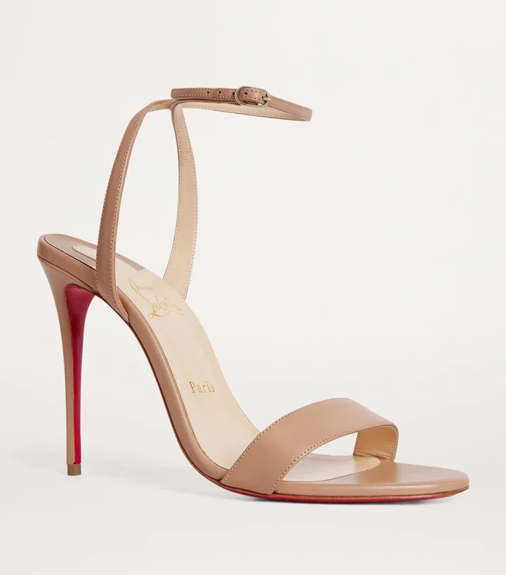 Christian Louboutin Loubigirl Nappa Leather Heeled Sandals 100 - Image 5