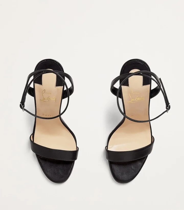Christian Louboutin Loubigirl Nappa Leather Heeled Sandals 100 - Image 3