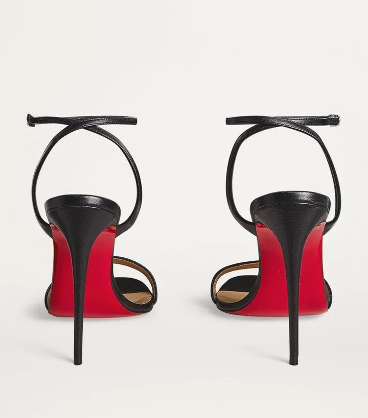 Christian Louboutin Loubigirl Nappa Leather Heeled Sandals 100 - Image 4