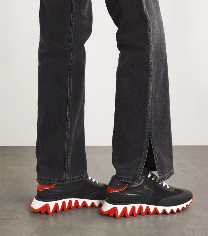 Christian Louboutin Loubishark Calfskin Sneakers - Image 6
