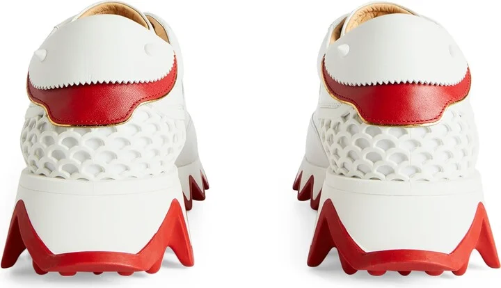 Christian Louboutin Loubishark Calfskin Sneakers - Image 4