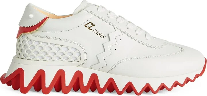 Christian Louboutin Loubishark Calfskin Sneakers - Image 6