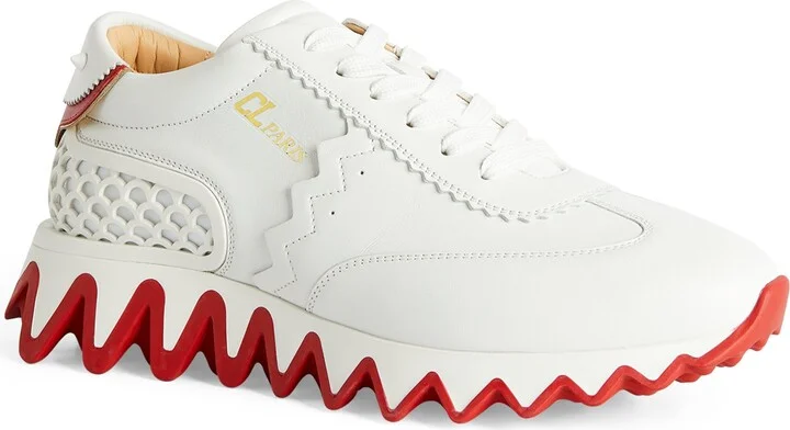 Christian Louboutin Loubishark Calfskin Sneakers