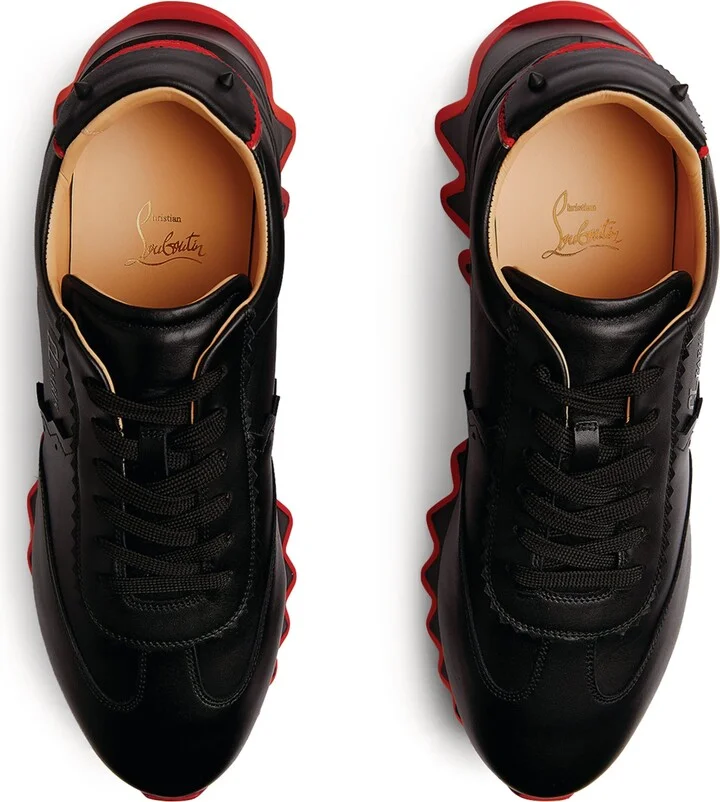 Christian Louboutin Loubishark Leather Sneakers - Image 4