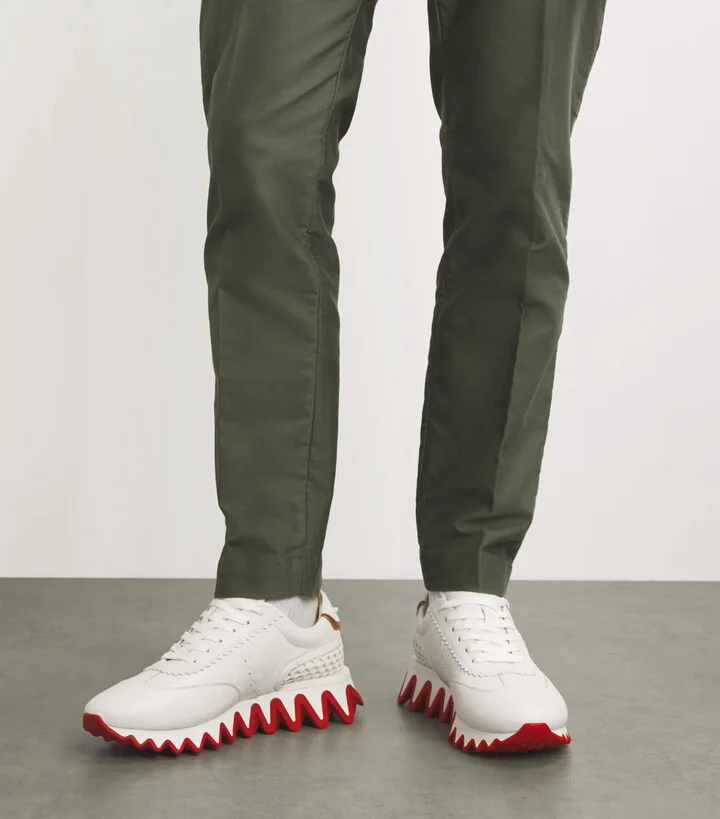 Christian Louboutin Loubishark Leather Sneakers - Image 2