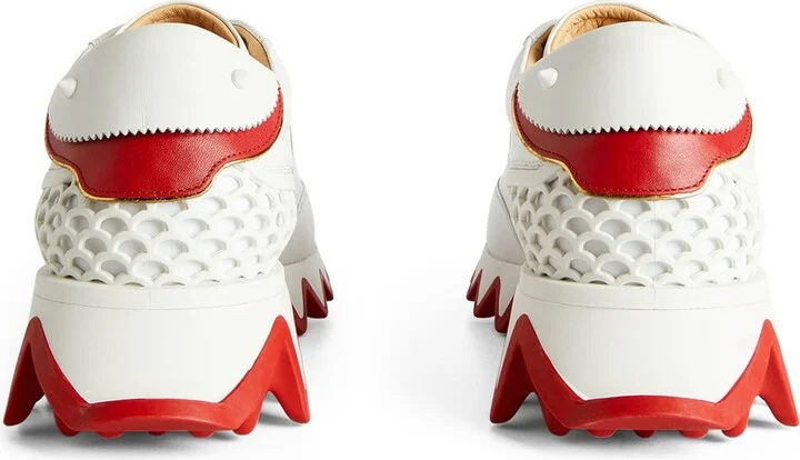 Christian Louboutin Loubishark Leather Sneakers - Image 6