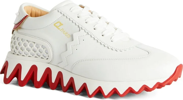 Christian Louboutin Loubishark Leather Sneakers