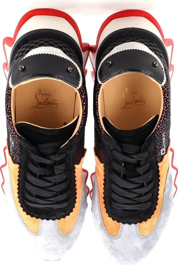 Christian Louboutin Loubishark Sneakers Leather and Suede - Image 2