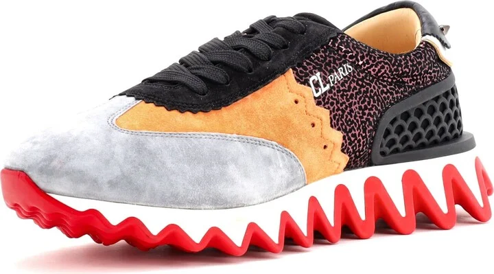 Christian Louboutin Loubishark Sneakers Leather and Suede