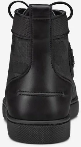 Christian Louboutin Louis Jacquard Leather Sneakers - Image 4