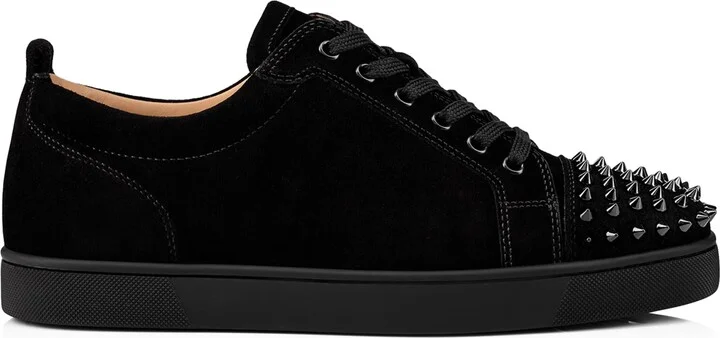 Christian Louboutin Louis Junior Spikes Leather Sneakers