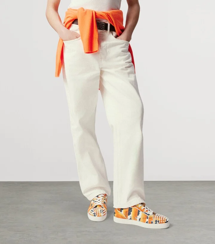 Christian Louboutin Louis Junior Spikes Orlato Sneakers - Image 2