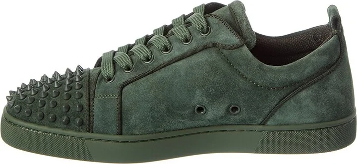 Christian Louboutin Louis Junior Spikes Suede Sneaker - Image 2