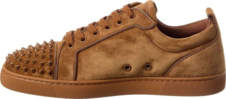Christian Louboutin Louis Junior Spikes Suede Sneaker - Image 2