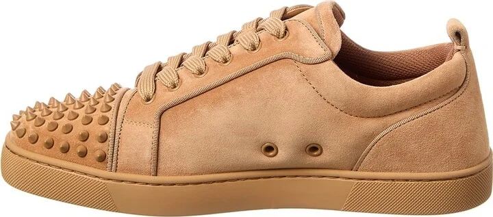 Christian Louboutin Louis Junior Spikes Suede Sneaker - Image 2