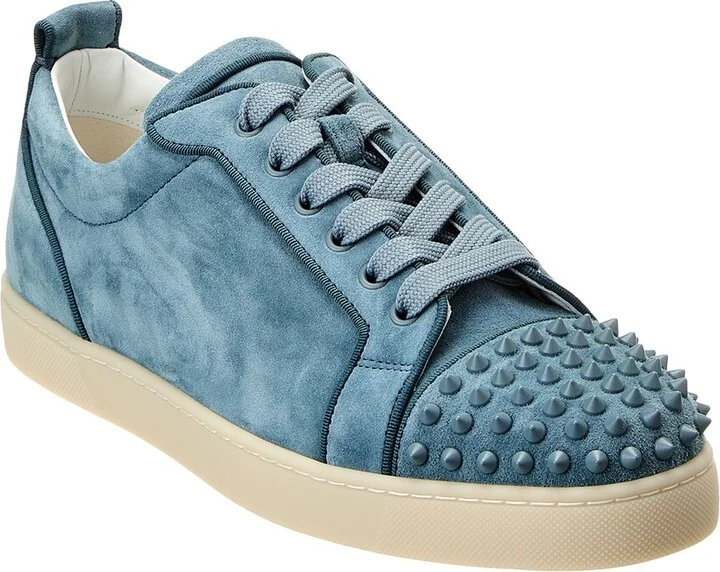 Christian Louboutin Louis Junior Spikes Suede Sneaker