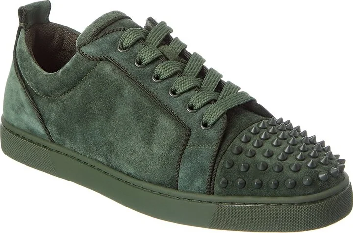 Christian Louboutin Louis Junior Spikes Suede Sneaker