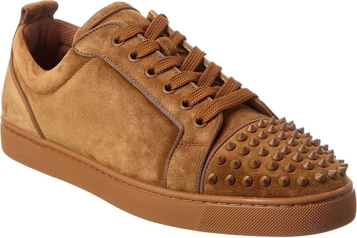 Christian Louboutin Louis Junior Spikes Suede Sneaker